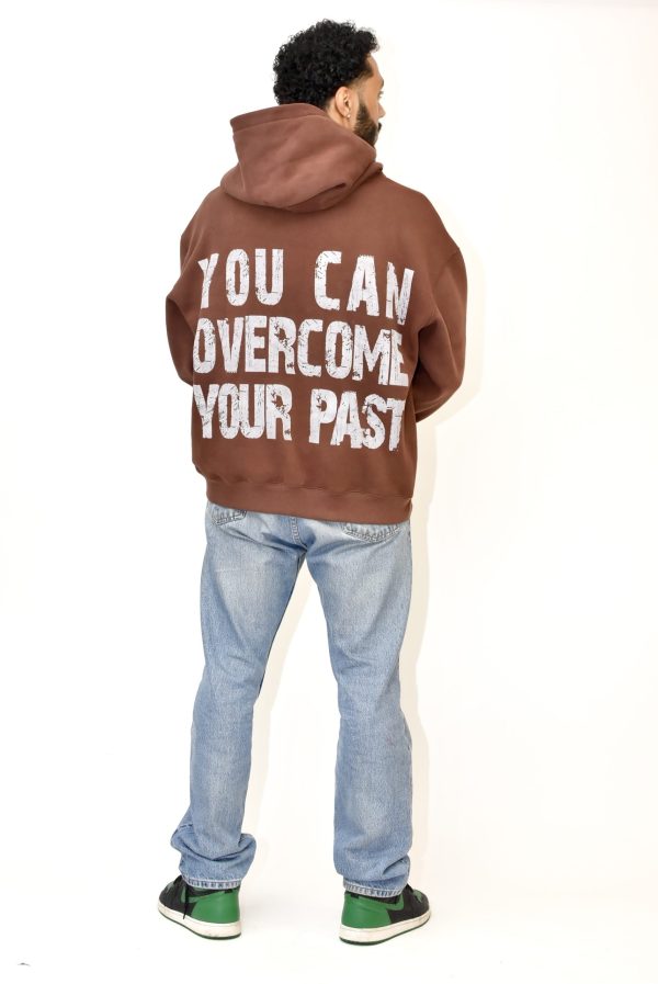 OVERCOME HOODIE BROWN - Image 5