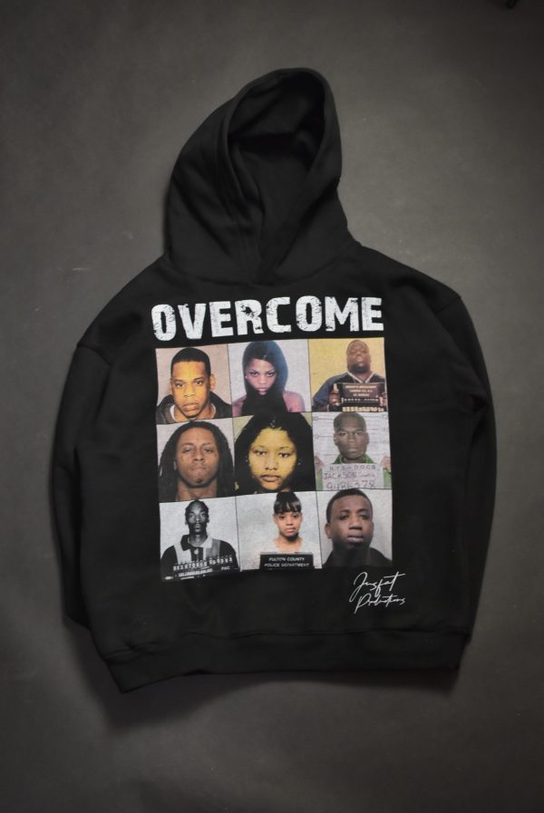 OVERCOME HOODIE BLACK