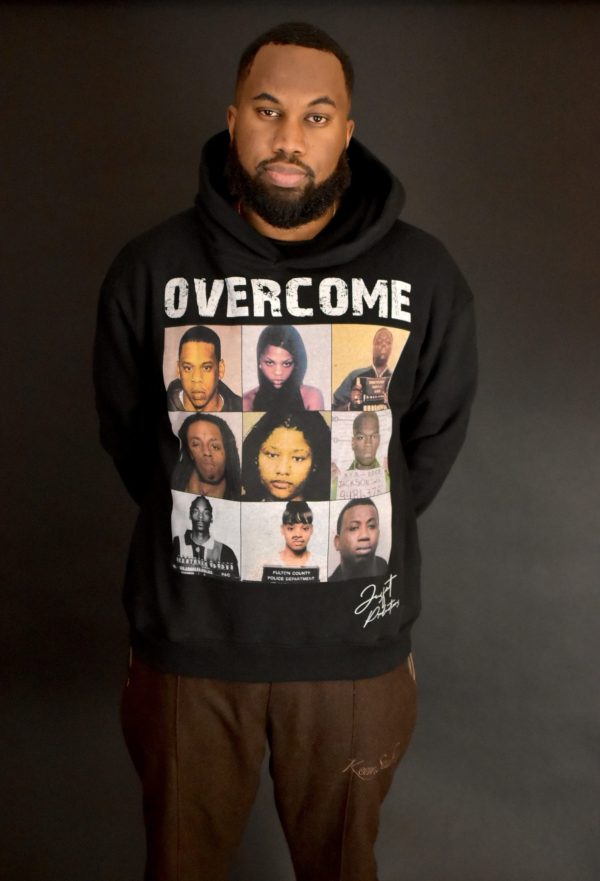 OVERCOME HOODIE BLACK - Image 2