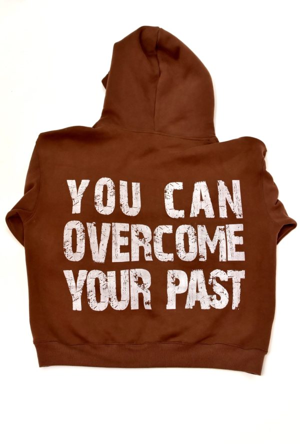 OVERCOME HOODIE BROWN - Image 3
