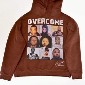 OVERCOME HOODIE BROWN