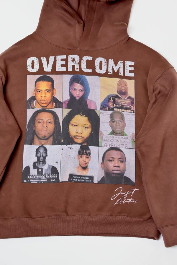 OVERCOME HOODIE BROWN - Image 2